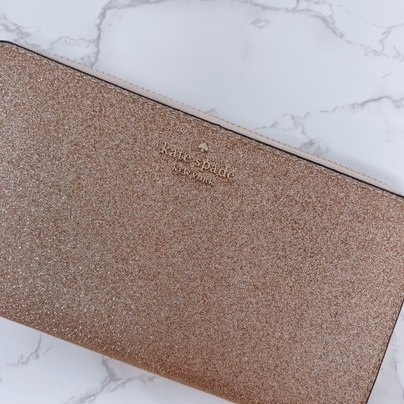 Kate Spade Glitter Fabric Wallet - Picture 9 of 11